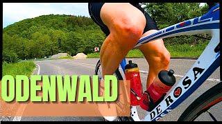 Bad roads in the beautiful Odenwald - Collecting altitude meters with the road bike 