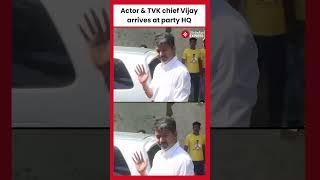 Vijay holds key discussions with party leaders at TVK headquarters in Chennai