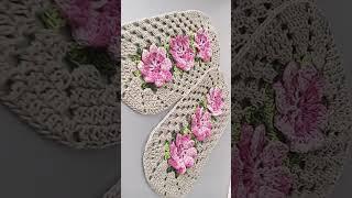 saindo par de tapete #crochet #artesanato