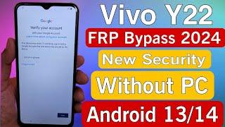 Vivo Y22 Android 14 Frp Bypass | Unlock Google Account Lock Without PC