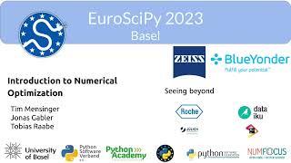 EuroSciPy 2023 - Introduction to numerical optimization