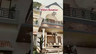 Villa’s exterior  #architecture #shortvideo #shorts #civilengineeringdesign