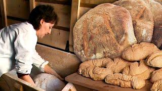 HOGAZAS DE PAN de pueblo. Amasado en una MASERA y cocción de HORA Y MEDIA para degustar PANES únicos