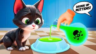 NAUGHTY Baby Tries to POISON The CAT in VR! - Baby Hands VR