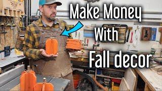 DIY Wooden Pumpkins for Halloween and Fall | Money Making Project