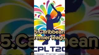 Top 5 Best leagues in the world #ipl #psl #bpl