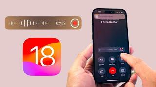 How To Record Calls on iPhone iOS 18!