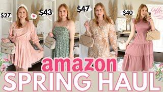 Amazon Spring Clothing Haul 2022 | Amazon Fashion Try On | Spring Dresses UNDER $50!