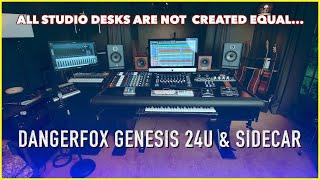 The BEST Studio Desk 2022 | Dangerfox Genesis 24U Studio Desk & Sidecar Review