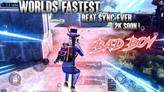 BAD BOY WORLDS FASTEST BEAT SYNC PUBG MONTAGE || Vampire Adi YT