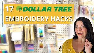 17 Dollar Store Hacks for Machine Embroidery Part 2