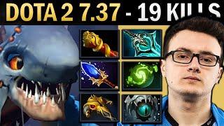 Slark Dota 2 7.37 Miracle with 19 Kills and Refresher - TI14