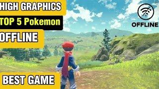 Finally Top 5 New Pokemon Games For Android 2024 | offline | High graphics | Best Pokemon Games