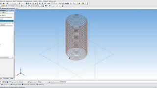 Видео урок КОМПАС 3D V16.1 x64 по созданию ЗD модели детали "Пружина"