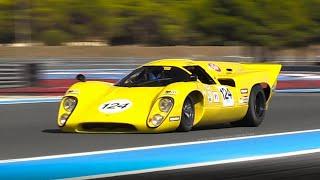 Lola T70 Mk3B in action: Best of Chevy V8 Sounds, Accelerations & Racing on Track!