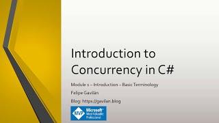 New Course: Introduction to Concurrency in C#