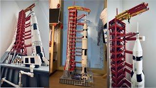 Best set compatible with LEGO Apollo V? Review of ENBRIC Nasa Saturn V Launch Umbilical Tower