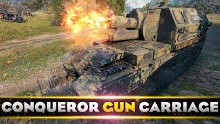 Conqueror Gun Carriage • TOP DAMAGE • WoT Gameplay