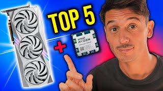 TOP 5 COMBOS CPU - GPU Gaming 2024 (Octubre) | Mejores Presupuestos PC Gamer