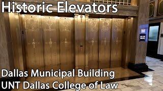 Historic Elevators at the Dallas Municipal Building - Mod by Kone