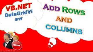 VB.Net DataGridView :  Add Rows and Columns Dynamically