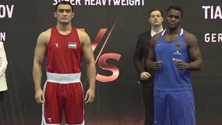 LAZIZBEK MULLOJONOV (UZB) - NELVIE TIAFACK (GER) +92KG FINAL
