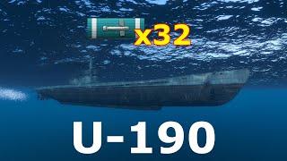 World of WarShips U-190 - Unseen, But Deadly!
