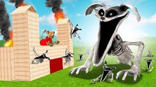 Can NEW NIGHTMARE DOGDAY break into my FORT?! (Garry's Mod Sandbox)