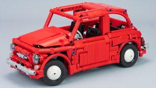 I created a 1965 Fiat 500 in Lego Technic