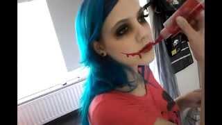 nina the killer transformation~creepypasta cosplay