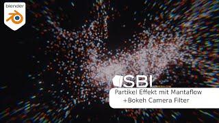 Partikel Effekt mit der Smoke Engine und Bokeh Filter Blender 3.2 Tutorial | SBL Multimedia