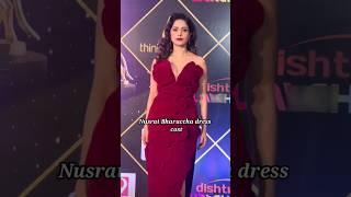 Nusrat Bharucha dress cost at award show #bollywood #nusratbharucha #awardshow