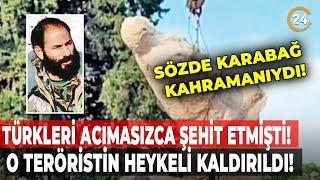 Karabağ’da ASALA’nın Elebaşı Olan O Teröristin Heykeli Kaldırıldı! Azerbaycan İnsanlık Dersi Verdi!