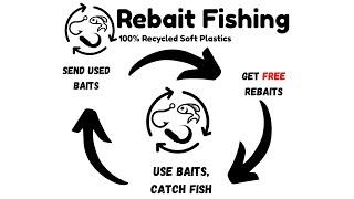 Rebait Fishing - 100% Recycled Soft Plastic Fishing Baits