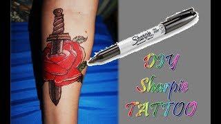 DIY SHARPIE ART TATTOO - COMO HACER UN TATUAJE CON SHARPIE Alibaba Kraft