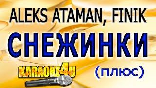 ALEKS ATAMAN, FINIK | Снежинки | Караоке плюс