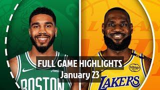 Boston Celtics vs Los Angeles Lakers | Full Game Highlights | 23 January 2025