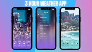 Building A FLUTTER Weather APP IN 3 HOURS