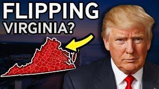 TRUMP IS TRYING TO FLIP VIRGINIA!