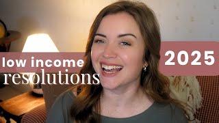 low income NEW YEARS RESOLUTIONS for 2025