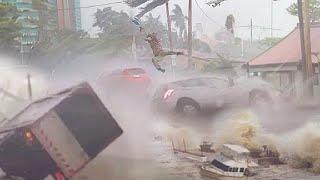 Currently!! Scary footage of Hurricane Helene in Cancun Mexico