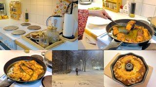 Silent vlog | aesthetic cooking & baking| slow living |cozy winter Finland