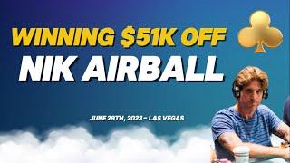 I blunder and blow Nik Airball off huge pot!  Brian Green | Erik Persson | Patrik Antonius