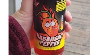 Tasting this spicy habanero pepper soda