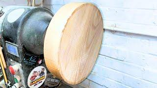 Woodturning a Simple Bird Bath for Beginners | Easy Wood Lathe Project