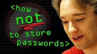 How NOT to Store Passwords! - Computerphile