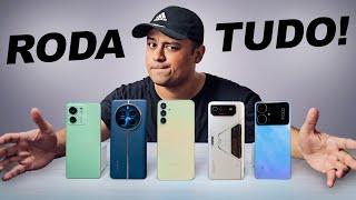 TOP 7 Celulares Gamer BOM e BARATOS que RODA TUDO em 2024!