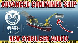 ACTIVE STABILIZER added to the Advanced Cargo Ship in Stormworks