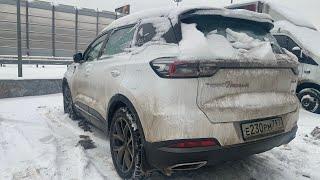 Chery Tiggo 7 Pro Max AWD - зимняя трасса