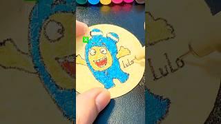 Lulu from Oddbods #shortsdrawing #oddbods #youtubehighfive #sponge #lulu #asmr
